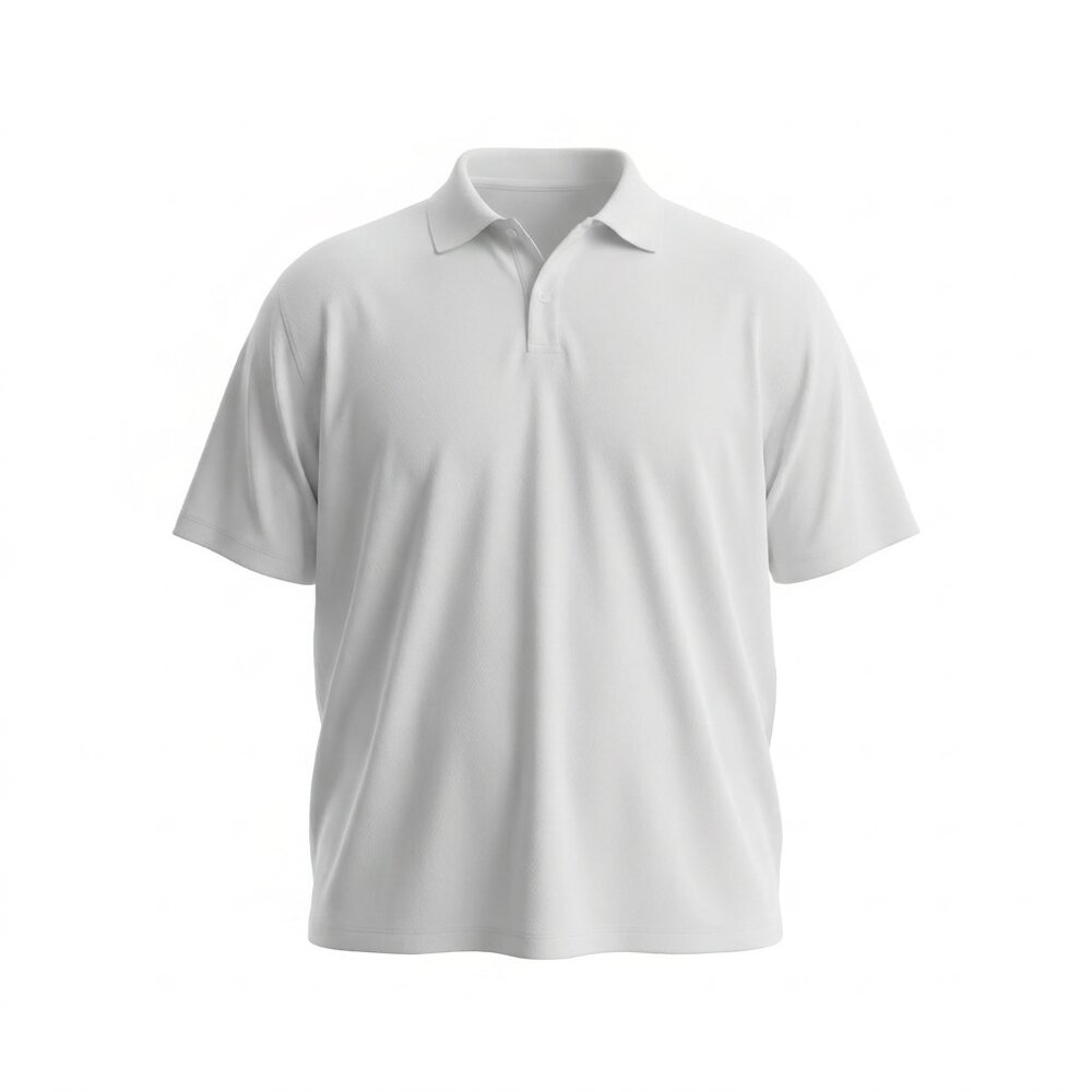 Men's Quarter‎ Button Pullover Polyester White S/S Casual  4XL NWOT